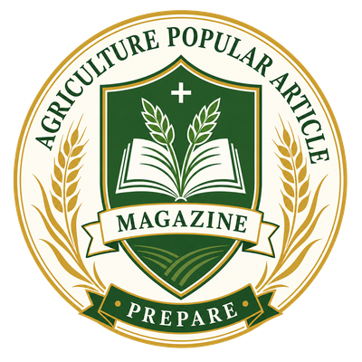 The Agriculture Popular Article Magazine